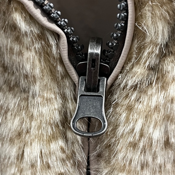 Hand Made Reversible Faux Fur Vest - Size XL with Flaws - Picture 3 of 10